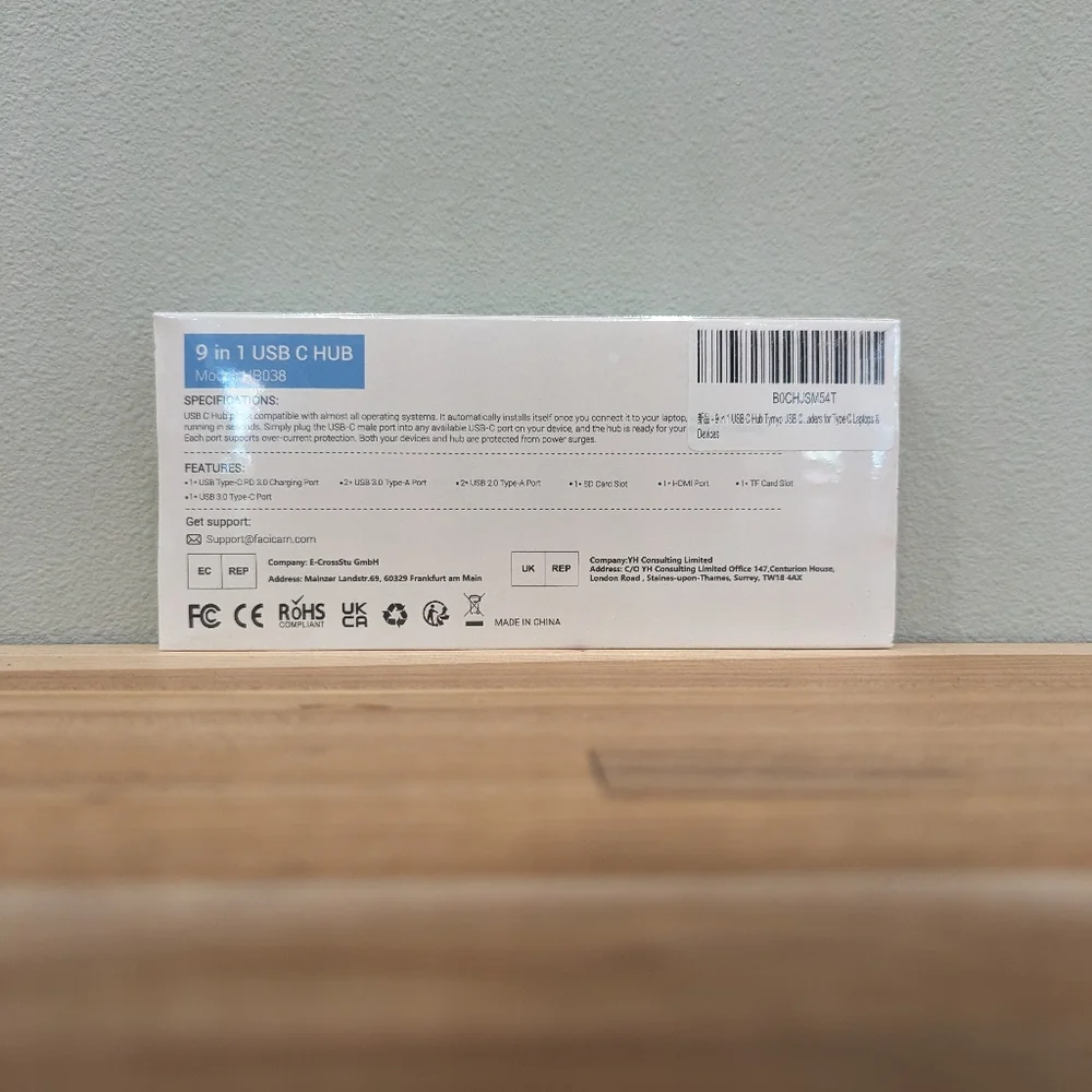 2 For $20 NWT 9 in 1 USB Type-C C Hub